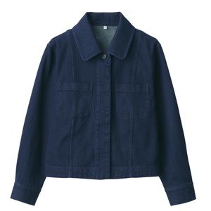 Muji Kapok Blend Denim Shirt Jacket - Sz XL